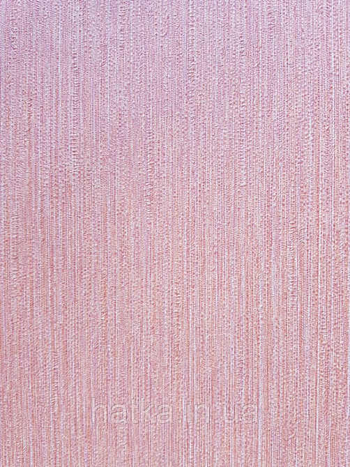 Шпалери вінілові Decoprint Breeze 0.53х10 м однотонні структурні тонка смужка під тканину теракотові Київ - фото 1