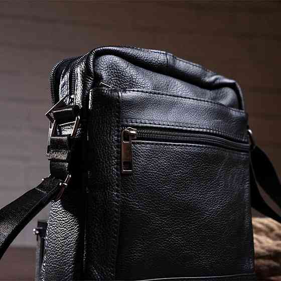 Сумка мужская флотар Черная (Vintage) Киев