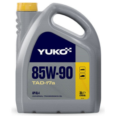 Трансмиссионное масло Yuko ТАД-17а GL-4, SAE 85W-90 3л (4820070242102) Винница - изображение 1