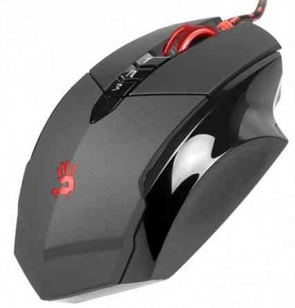 Миша A4Tech V7M Bloody Black USB V-Track ( Чорний ) Харьков