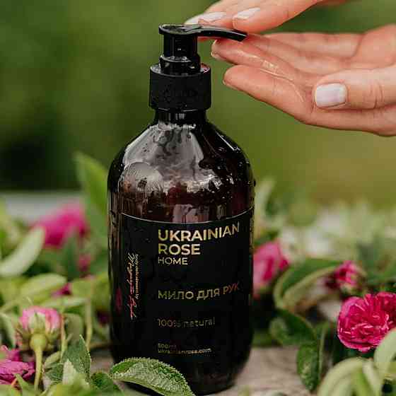 Мыло для рук с D-пантенолом, ионами серебра и комплексом экстрактов Ukrainian Rose 500 мл Киев