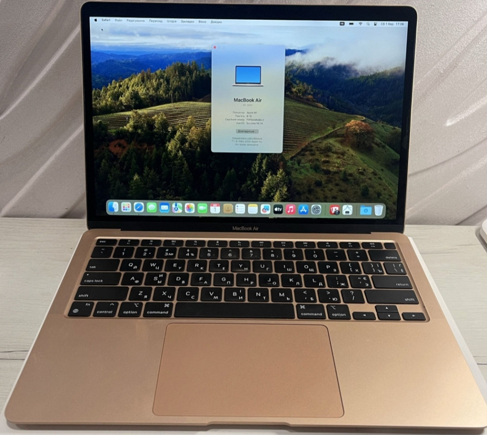 Ноутбук MacBook Air m1 8/256Gb. 2020. Киев - изображение 7