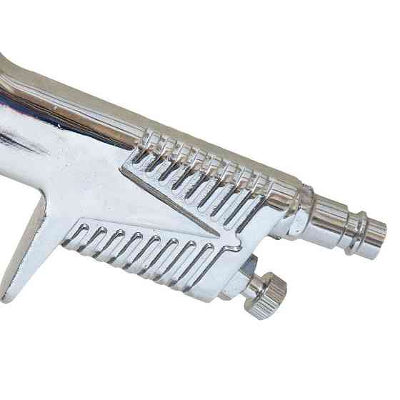 Фарборозпилювач HVLP Ø1.3+1.8 мм 140-280 л/хв 6бар/б 600 мл (пласт) хром SIGMA (6812151) Київ