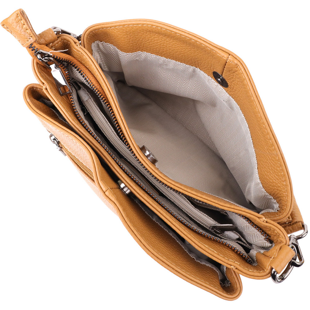 Женская сумка из натуральной кожи Vintage 23008 Рыжий Киев - изображение 8