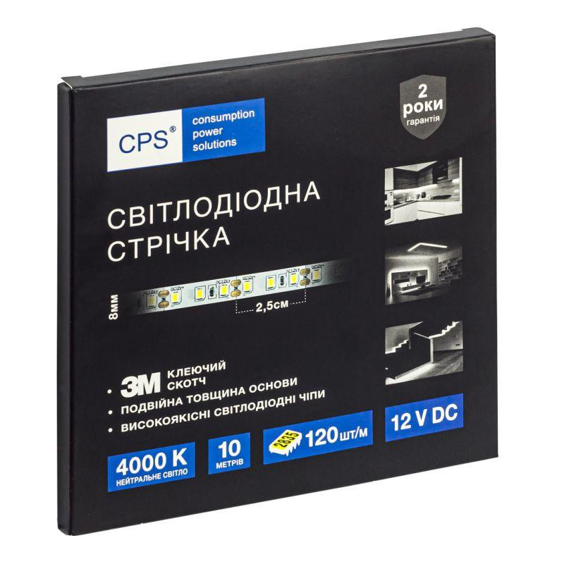 Світлодіодна стрічка CPS 12V 8мм 120LED/м 2835 10м Винница - изображение 3