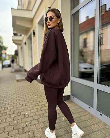 Женский трендовый зимний костюм Шоколад, 46/48 Одесса