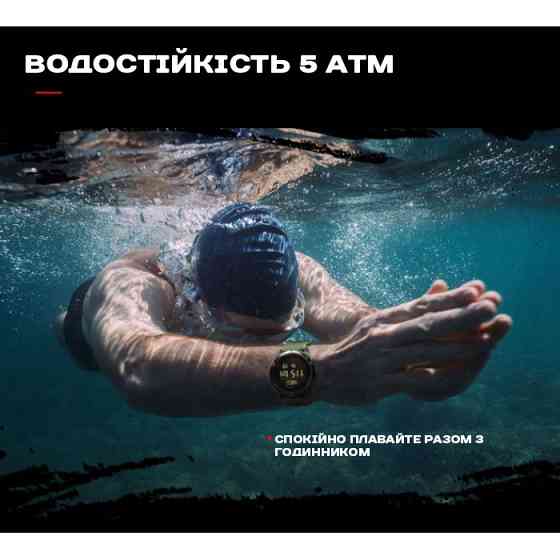 Годинник чоловічий водостійкий тактичний North Edge Alps Stainless Black з компасом (2 ремінці) Вінниця