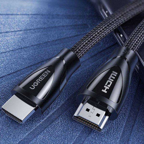 Кабель HDMI M - M, 1.0 м, V2.1 With Braid 8K@60Hz/4K@120Hz, HD140 UGREEN Чорний (80401) Київ - фото 7