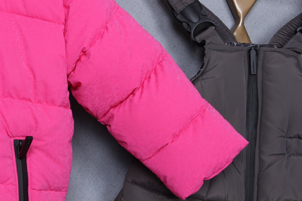 Детский зимний комбинезон для девочек куртка и полукомбинезон 80,86,98 Николаев - изображение 2