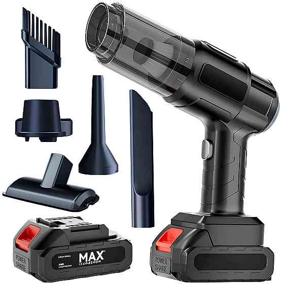 Автомобільний акумуляторний пилосос + 5 насадок,1 АКБ,Dust collector SBR Київ