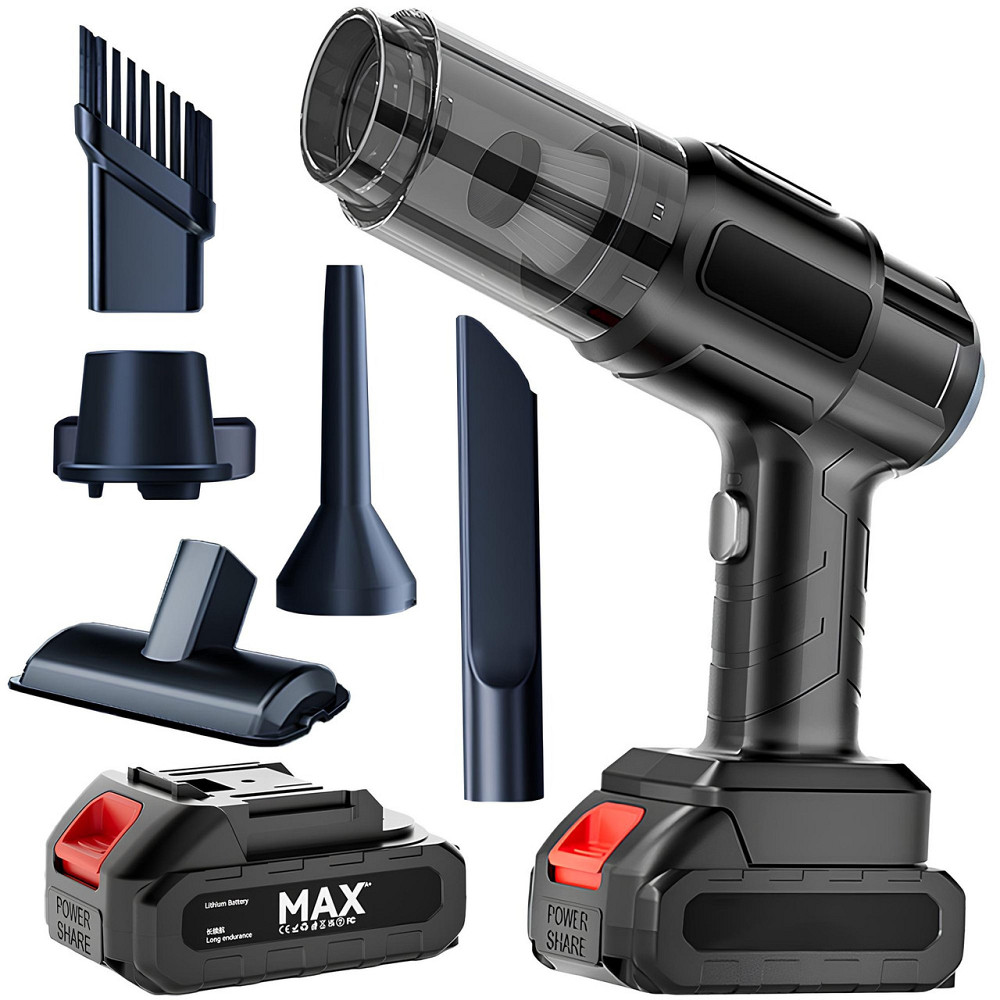 Автомобільний акумуляторний пилосос + 5 насадок,1 АКБ,Dust collector SBR Київ - фото 1