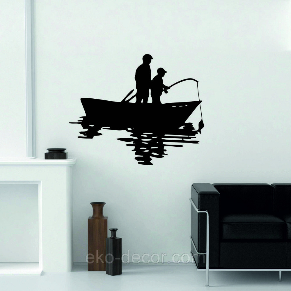 Декоративне настінне Панно «Рибалка», Декор на стіну Київ - фото 3