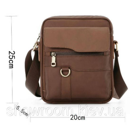 Невелика шкіряна сумка через плече Leather Collection (8870) Київ - фото 2