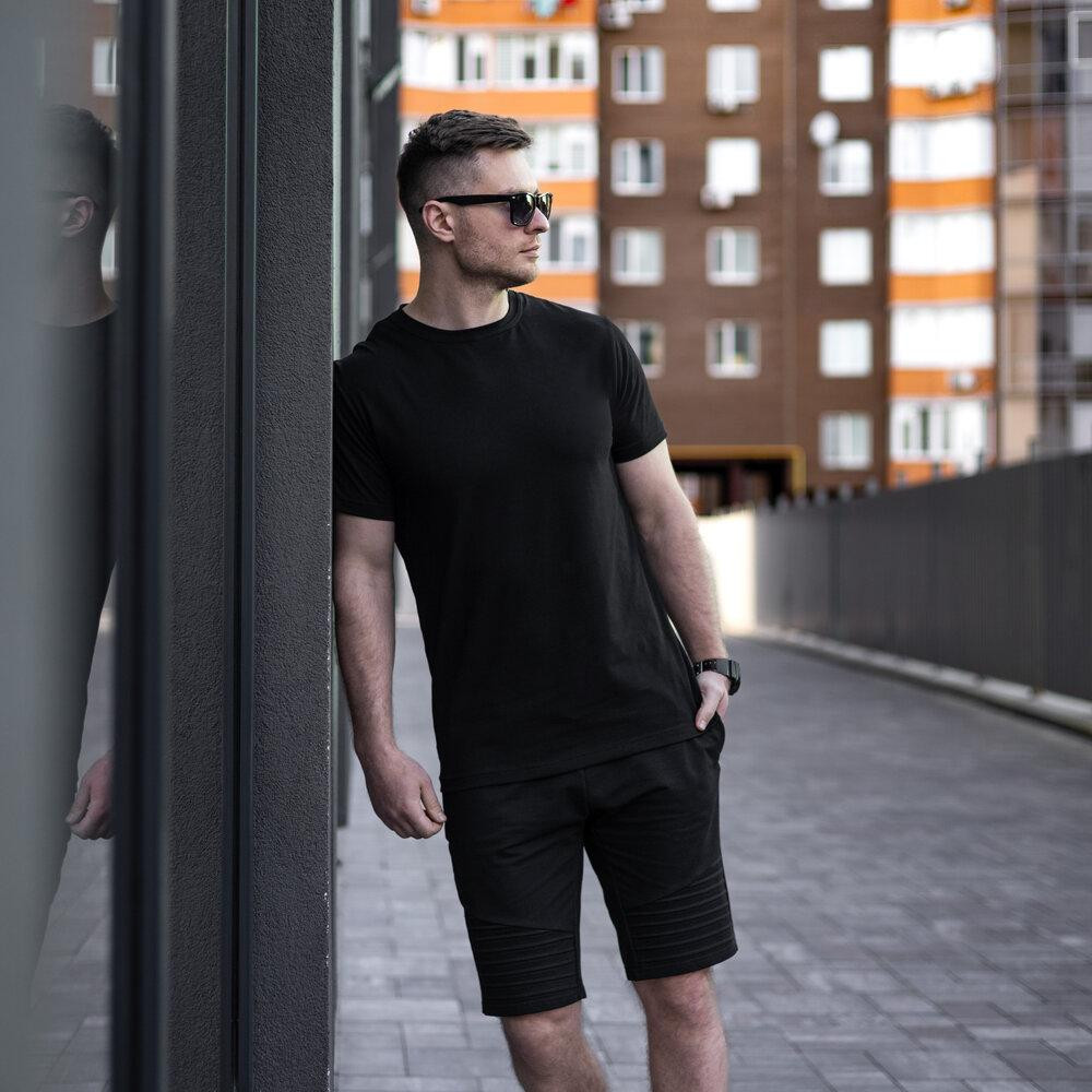 Чоловіча футболка бавовняна Pobedov Peremoga чорна Київ - фото 6