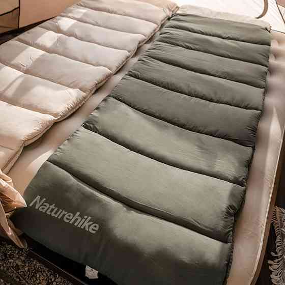 Спальний мішок Naturehike LD150 CNK2300SD016 правий, темно-зелений Київ