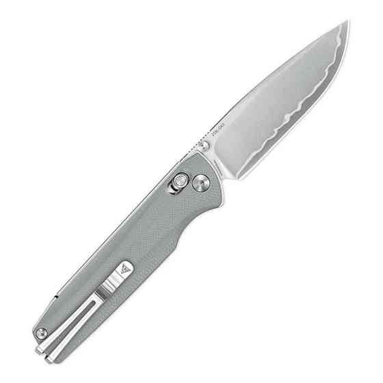 Ніж складаний туристичний SRM Terrier 258L-GK2 (9.3 см) 140Cr / G10 сірий Київ