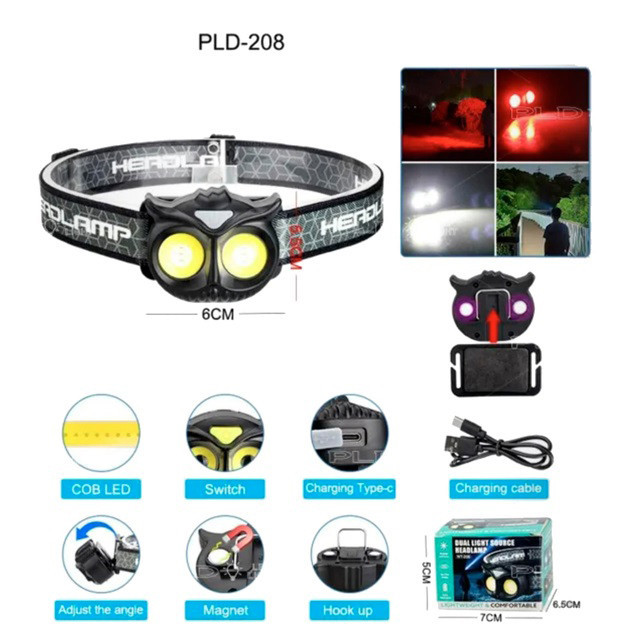 Фонарик на голову с зарядкой WT208, Налобный фонарик bailong, Сверхмощный налобный фонарь PZ-64 Киев - изображение 7