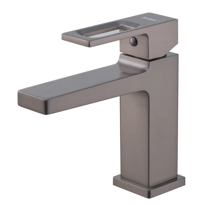 Смеситель для умывальника Haiba Kant 001 Graphite Латунь/цвет графит (HB9664) Черновцы - изображение 3