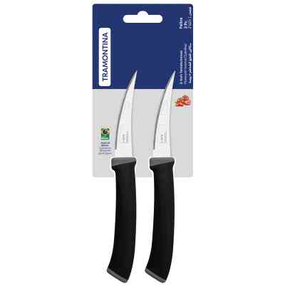 Набір ножів Tramontina Felice Black Tomato 76 мм 2 шт (23495/203) Вінниця