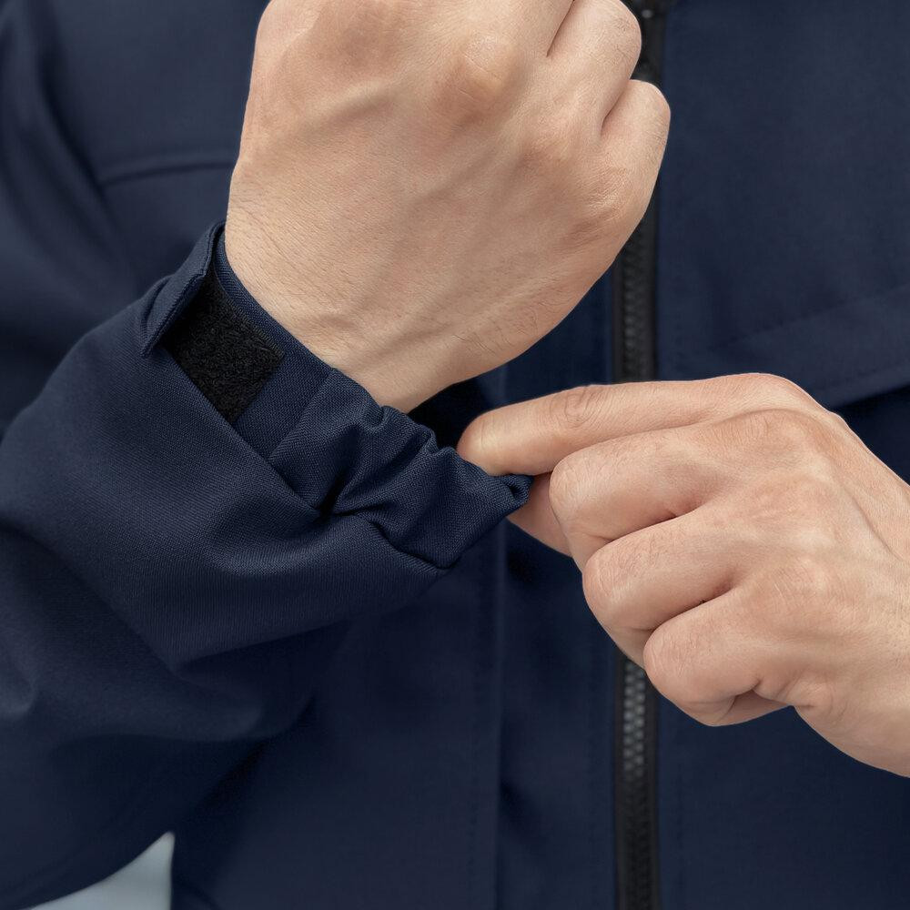 Темно-синя чоловіча повсякденна куртка на весну і осінь Pobedov Shum Київ - фото 5