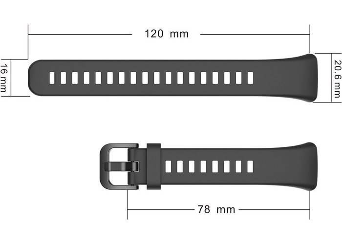 Силиконовый ремешок для фитнес-браслетов Huawei Honor Band 6 (Белый) Николаев - изображение 6