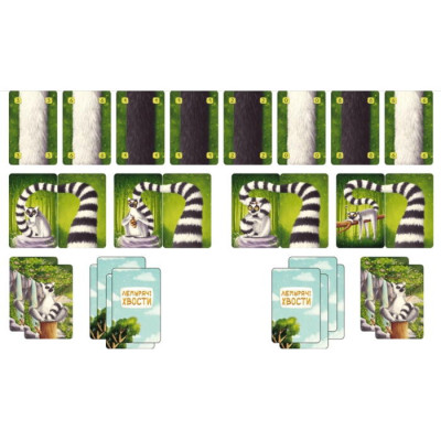 Настольная игра Games 7 Days Лемуриные хвосты (Lemur Tails) (укр.) (ЛХ001UA) Винница - изображение 2