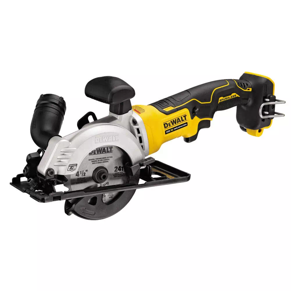 Пила дисковая безщеточная аккумуляторная компактная DeWALT DCS571NT : без АКБ, 18 В, 4500 об/мин Киев - изображение 1