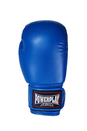 Боксерські рукавиці PowerPlay 3004 Classic Сині 18 унцій Кам'янське - фото 3