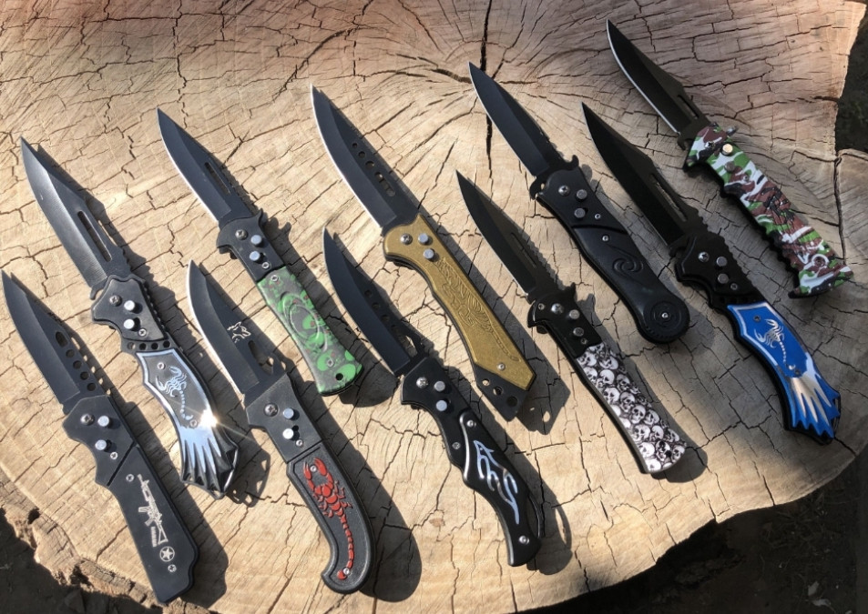 Раскладной нож , выкидной, автоматический , складной. Киев - изображение 3