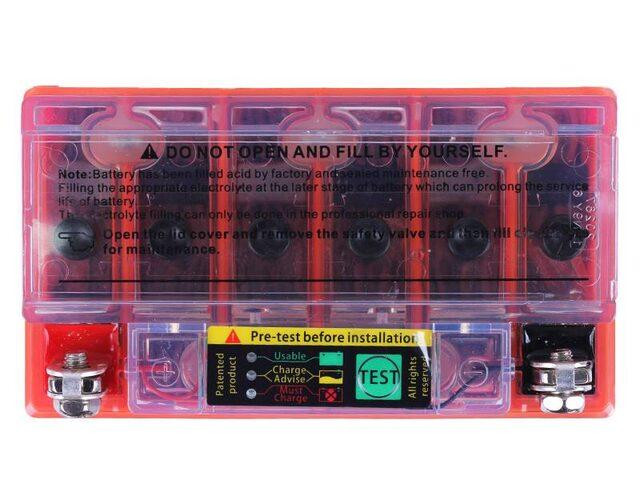 Аккумулятор 12N7-BS OUTDO гелевый 7АH 137*77*124mm оранжевый (с индикатором) Мукачево - изображение 3