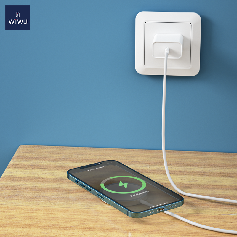 Бездротовий зарядний пристрій WIWU Wi-W009 Magnetic Wirless White Одеса - фото 8