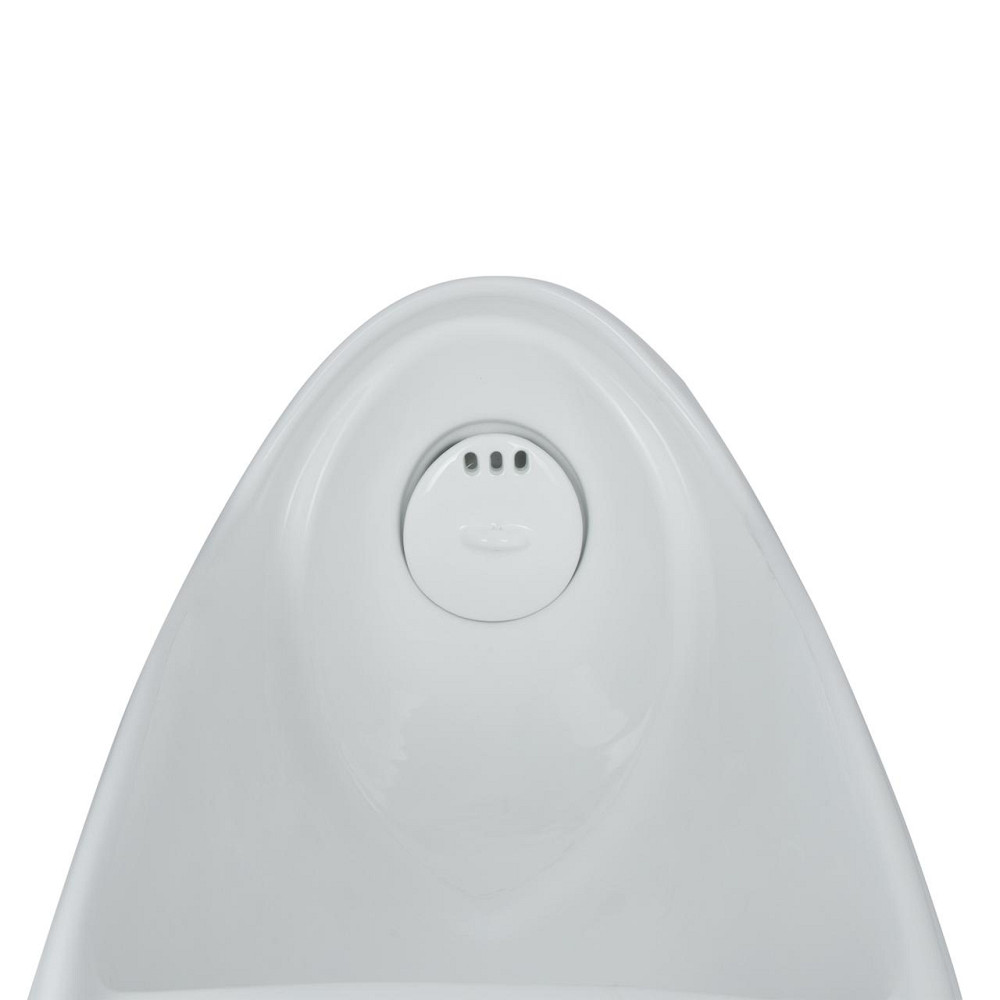 Пісуар підлоговий Qtap Scorpio з ІЧ-датчиком автоматичного змиву 430х370х990 White QT1488101HW Київ - фото 6