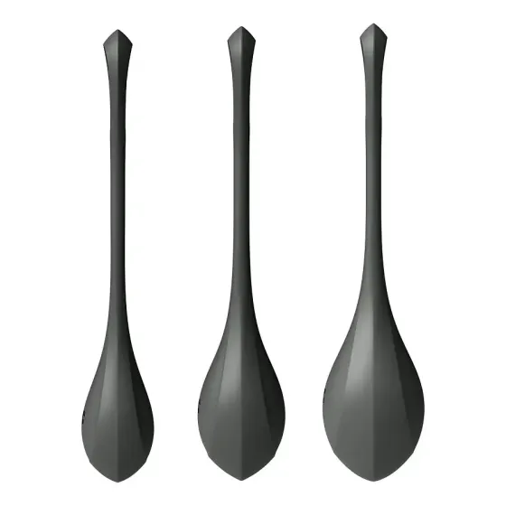 Набір йоні намистин Satisfyer Yoni Power 2 Black, діаметр 2-2,5-3см, маса 22-44-73 г Львов