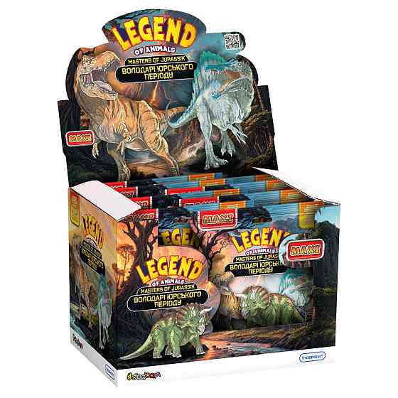 Дисплей стретч-іграшок серії Legend of animals Максі – Володарі Юрського періоду (12 шт.) Дніпро