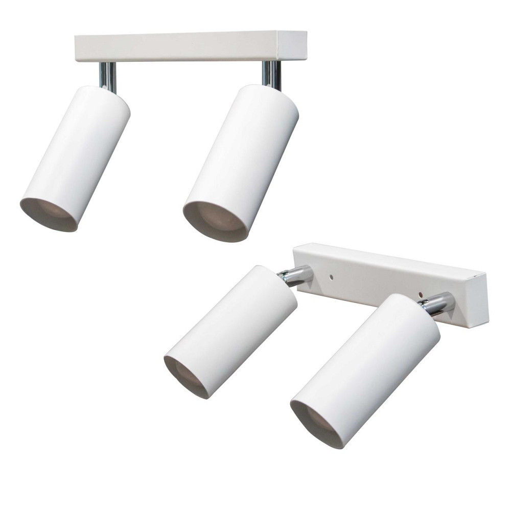 Светильник на планке с поворотними плафонами 2-Е27 Tube NL 1105-2 W Киев - изображение 1