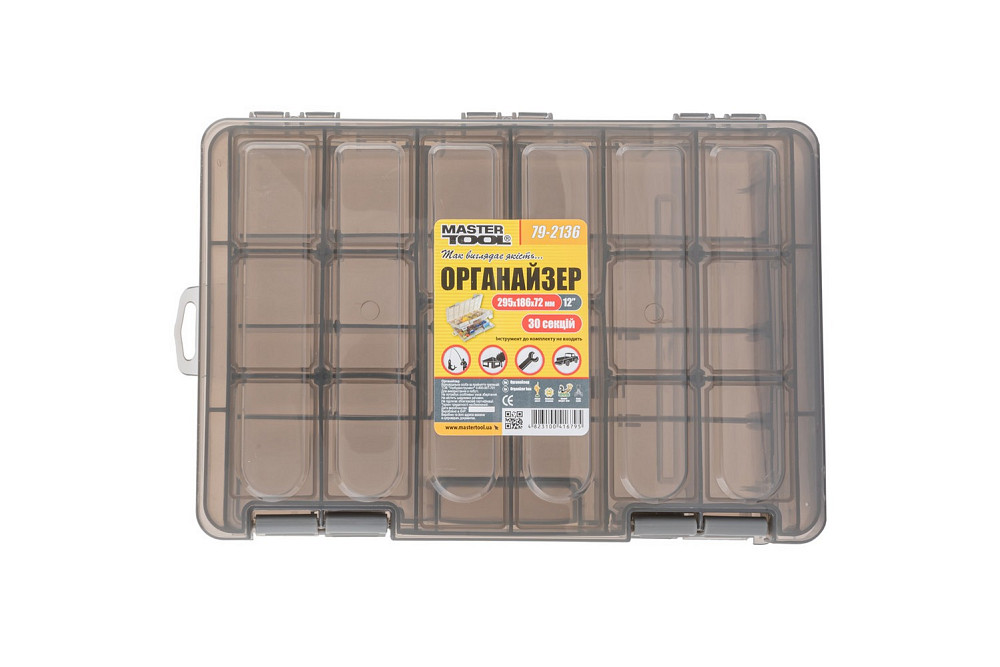 MASTERTOOL Органайзер двосторонній MASTERTOOL 12" 295х186х72 мм 30 секцій 79-2136 Коломыя - изображение 4