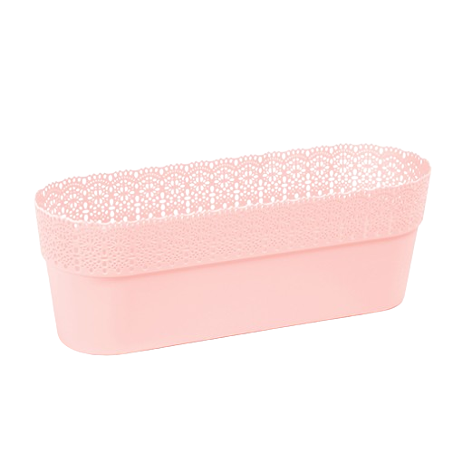 Вазон Белла 30см овальний рожева пудра Ламела Житомир