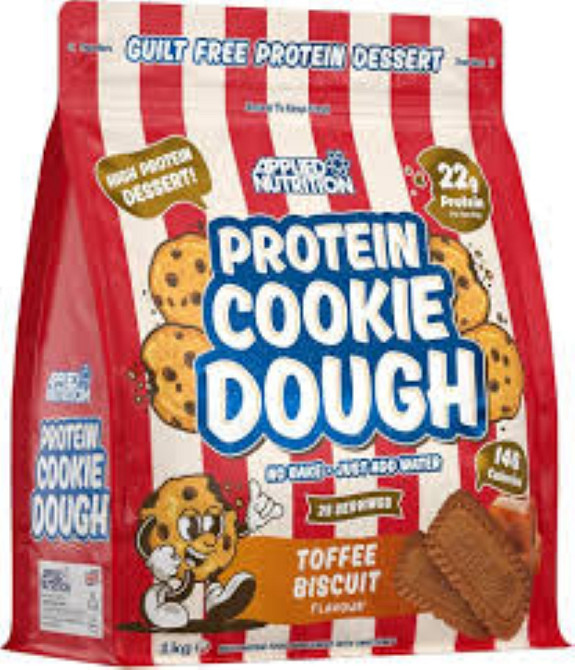 Протеїн Applied Nutrition Protein Cookie Dough 1000 г, Toffee Biscuit Луцьк - фото 1
