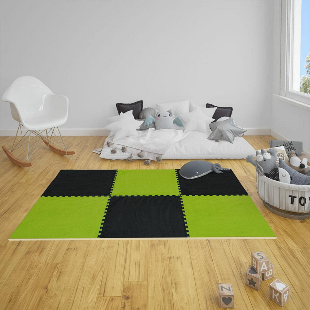 Пол-пазл плюшевый ЧЕРНЫЙ 60*60*1cm (D) SW-00002079 Днепр - изображение 8