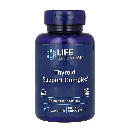Комплекс для поддержки щитовидной железы Life Extension Thyroid Support Complex, 60 капсул Киев