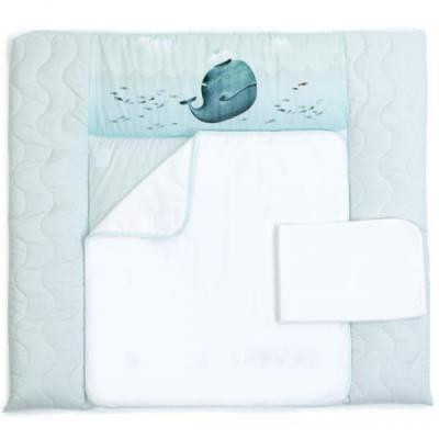 Пеленальний матрацик Верес Menthol whale 72*80 (426.14) Вінниця - фото 1