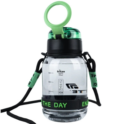 Поильник-непроливайка Kite 700 мл, чорно-зелена (K25-1218-2) Винница - изображение 2