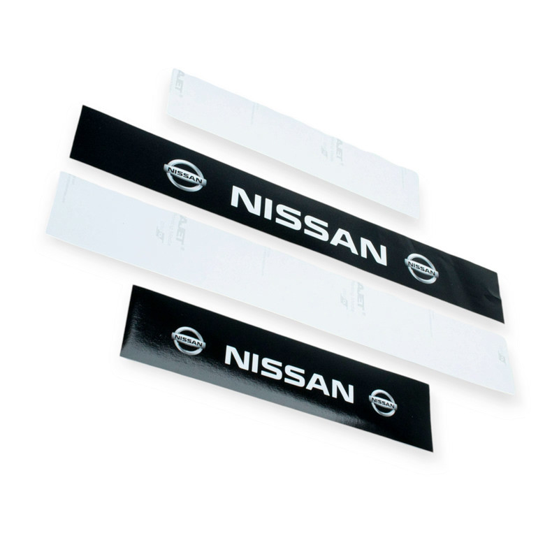 Наклейка на пороги "nissan" (4шт) Мукачево - фото 1
