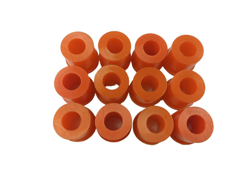 Втулка УАЗ 3160, Хантер полиуретан оранжевый (к-кт 12 шт) рессоры Мукачево - изображение 2