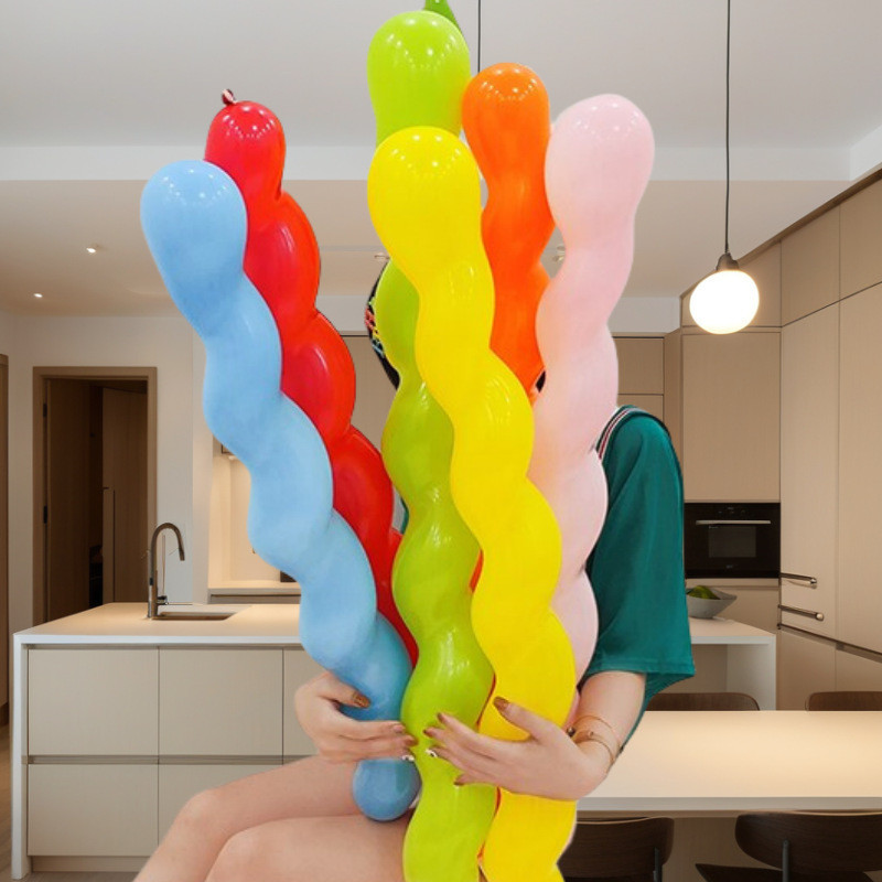 Кульки Спіраль набір 50 штук 40 дюймів різнобарвний Київ - фото 2