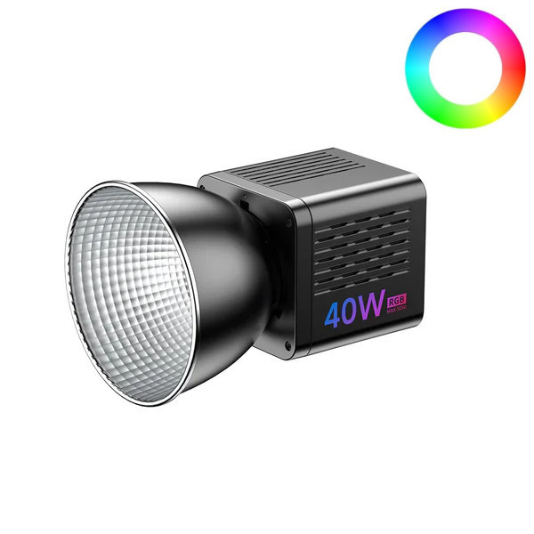 Світло постійне COB RGB портативне з акумулятором CRI 95+ HSI 360 40Вт 2500-6500К Ulanzi L024 Київ - фото 1