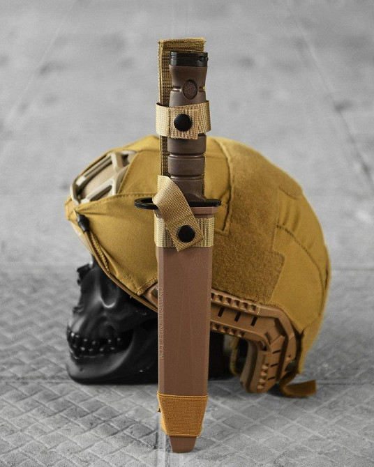 Ніж Combat OKC 3S coyot койот у пластиковому чохлі Одеса - фото 5