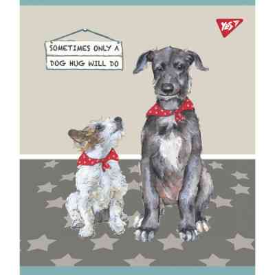 Тетрадь Yes А5 Dogs 24 листов клетка 24 листа (766834) Винница