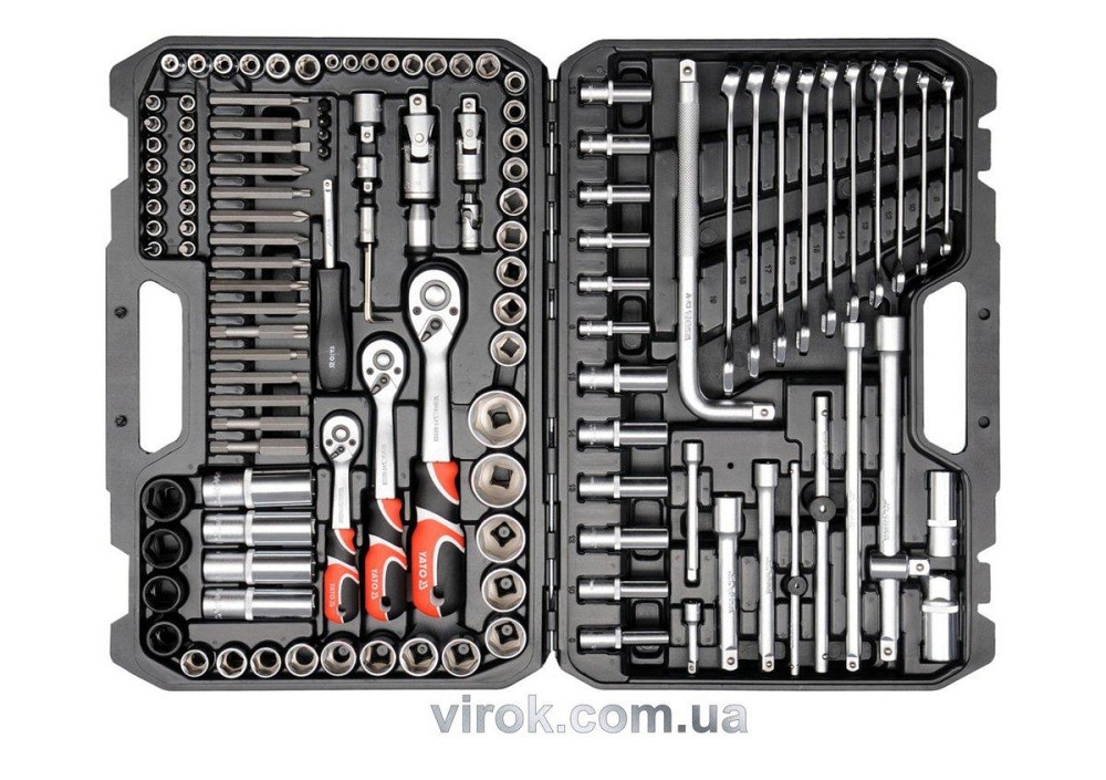 Набір головок торцевих YATO : квадрат 1/2