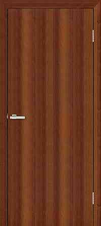 Міжкімнатні двері Оміс Глухе гладке Горіх Екошпон 600х2000 мм Київ